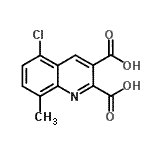 CAS#: 948294-19-7， 5-Chloro-8-methyl-2,3-quinolinedicarboxylic acid