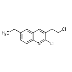 CAS#: 948294-51-7， 2-Chloro-3-(2-chloroethyl)-6-ethylquinoline