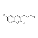 CAS#: 948294-65-3， 2-Chloro-3-(3-chloropropyl)-6-fluoroquinoline