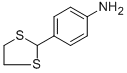 结构式 CAS# 94838-73-0, 4-(1,3-二噻戊环-2-基)-苯胺