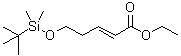 CAS#: 94844-33-4， Ethyl (2E)-5-{[dimethyl(2-methyl-2-propanyl)silyl]oxy}-2-pentenoate