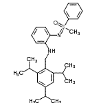 CAS#: 948831-14-9， 2-{[Methyl(oxido)phenyl-lambda<sup>6</sup>-sulfanylidene]amino}-N-(2,4,6-triisopropylbenzyl)aniline