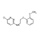 CAS#: 949910-51-4， 6-chloro-N-[2-(2-methoxyphenoxy)ethyl]pyridazin-3-amine