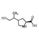 CAS#: 95047-04-4， 4-(1-Hydroxy-2-propanyl)-L-proline