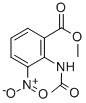 结构式 CAS# 95067-27-9, 2-(乙酰氨基)-3-硝基-苯甲酸甲酯