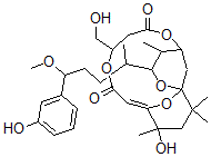 CAS#: 95098-07-0， 17-Debromo-2,3-Didehydro-3-Deoxy-31-Nor-4-Hydroxyaplysiatoxin