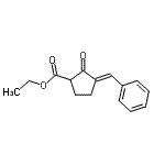 CAS#: 95127-15-4， Ethyl (3E)-3-benzylidene-2-oxocyclopentanecarboxylate