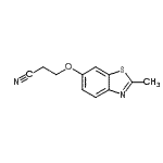 CAS#: 95175-17-0， 3-[(2-Methyl-1,3-benzothiazol-6-yl)oxy]propanenitrile