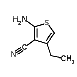 CAS#: 95204-44-7， 2-Amino-4-ethyl-3-thiophenecarbonitrile