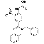 CAS#: 95319-97-4， 4-Acetamido-N,N-dibenzyl-3-nitrobenzamide