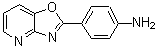 structure of CAS# 95331-56-9, 4-([1,3]Oxazolo[4,5-b]pyridin-2-yl)aniline;(4-[1,3]oxazolo[4,5-b]pyridin-2-ylphenyl)amine;4-(1,3-Oxazolino[4,5-b]pyridin-2-yl)phenylamine;4-(1,3-oxazolo[4,5-b]pyridin-2-yl)phenylamine