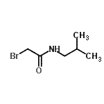 structure of CAS# 95331-76-3, 2-Bromo-N-isobutylacetamide;2-bromo-N-isobutylacetamide;acetamide, 2-bromo-N-(2-methylpropyl);MFCD10686559