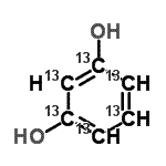 CAS#: 953390-31-3， 1,3-(<sup>13</sup>C<sub>6</sub>)Benzenediol