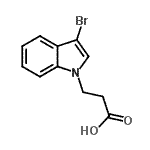 CAS#: 953721-14-7， 3-(3-Bromo-1H-indol-1-yl)propanoic acid