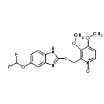 CAS#: 953787-51-4， 5-(Difluoromethoxy)-2-{[(3,4-dimethoxy-1-oxido-2-pyridinyl)methyl]sulfanyl}-1H-benzimidazole