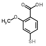 CAS#: 95420-72-7， 2-Methoxy-4-sulfanylbenzoic acid