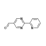 CAS#: 954226-94-9， 2-(2-Pyridinyl)-5-pyrimidinecarbaldehyde