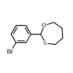 CAS 登录号：954236-18-1， 2-(3-溴苯基)-1,3-氧杂硫杂环庚烷e
