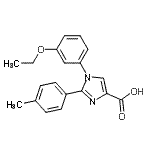 CAS#: 954382-59-3， 1-(3-Ethoxyphenyl)-2-(4-methylphenyl)-1H-imidazole-4-carboxylic acid