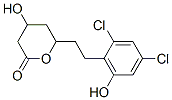 CAS#: 95465-60-4, 6-(2-(2,4-Dichloro-6-Hydroxyphenyl)Ethyl)-3,4,5,6-Tetrahydro-4-Hydroxy-2H-Pyran-2-One