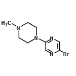CAS#: 955050-06-3， 2-Bromo-5-(4-methyl-1-piperazinyl)pyrazine