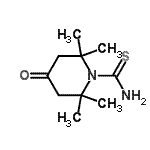 CAS#: 95525-50-1， 2,2,6,6-Tetramethyl-4-oxo-1-piperidinecarbothioamide