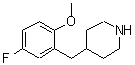 CAS#: 955314-86-0， 4-(5-Fluoro-2-methoxybenzyl)piperidine