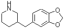 CAS#: 955314-95-1， 3-(1,3-Benzodioxol-5-ylmethyl)piperidine
