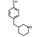 CAS 登录号：955315-07-8， 4-(3-哌啶基甲基)苯酚