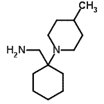 CAS#: 956407-32-2， 1-[1-(4-Methyl-1-piperidinyl)cyclohexyl]methanamine