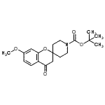 CAS#: 956604-98-1， 2-Methyl-2-propanyl 7-methoxy-4-oxo-3,4-dihydro-1'H-spiro[chromene-2,4'-piperidine]-1'-carboxylate