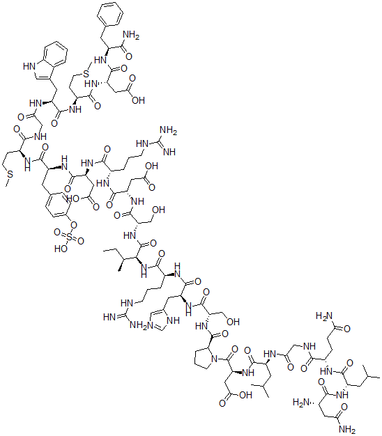 CAS#: 95690-77-0， Cholecystokinin 22 C-Terminal Fragment