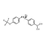 CAS#: 957062-98-5， (4-{[4-(Trifluoromethoxy)phenyl]sulfamoyl}phenyl)boronic acid