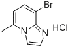 structure of CAS# 957120-36-4, 8-Bromo-5-Methylimidazo[1,2-a]Pyridine Hydrochloride;8-Bromo-5-Methylimidazo[1,2-A]Pyridine, Hcl