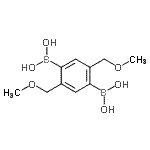 structure of CAS# 957121-03-8, [2,5-Bis(methoxymethyl)-1,4-phenylene]diboronic acid;2,5-bis(methoxymethyl)-1,4-phenylenediboronic acid;2,5-Bis(methoxymethyl)benzene-1,4-diboronic acid