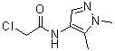 结构式 CAS# 957261-65-3, 2-氯-N-(1,5-二甲基-1H-吡唑-4-基)乙酰胺