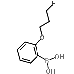 结构式 CAS# 958452-26-1, [2-(3-氟丙氧基)苯基]硼酸