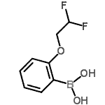 结构式 CAS# 958452-29-4, [2-(2,2-二氟乙氧基)苯基]硼酸