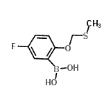 CAS#: 958454-07-4， {5-Fluoro-2-[(methylsulfanyl)methoxy]phenyl}boronic acid