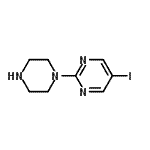 CAS#: 95847-41-9， 5-Iodo-2-(1-piperazinyl)pyrimidine
