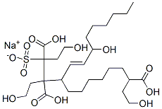 CAS#: 95873-49-7， Sodium 1,2,10-Tris(2-Hydroxyethyl) 3-(3-Hydroxynon-1-Enyl)-1-Sulphonatodecane-1,2,10-Tricarboxylate