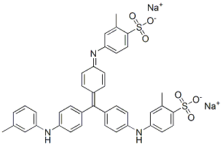 CAS#: 95873-57-7， Disodium 2-Methyl-4-[[4-[[4-[(3-Tolyl)Amino]Phenyl][4-[(3-Methyl-4-Sulphonatophenyl)Amino]Phenyl]Methylene]-2,5-Cyclohexadien-1-Ylidene]Amino]Benzenesulphonate