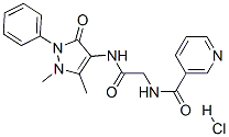 CAS#: 95873-63-5， N-[2-[(2,3-Dihydro-1,5-Dimethyl-3-Oxo-2-Phenyl-1H-Pyrazol-4-Yl)Amino]-2-Oxoethyl]Nicotinamide Monohydrochloride