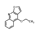 CAS#: 95874-16-1， 4-Ethoxyfuro[2,3-b]quinoline