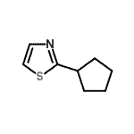 CAS#: 958827-20-8， 2-Cyclopentyl-1,3-thiazole