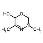 CAS#: 95884-41-6， 3,5-Dimethyl-3,6-dihydro-2H-1,3,4-oxadiazin-6-ol