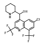 CAS#: 959023-53-1， [6-Chloro-2,8-bis(trifluoromethyl)-4-quinolinyl](2-piperidinyl)methanol