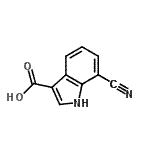 CAS#: 959238-64-3， 7-Cyano-1H-indole-3-carboxylic acid