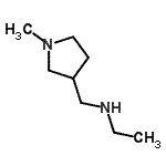 结构式 CAS# 959239-24-8, N-[(1-甲基吡咯烷-3-基)甲基]乙胺