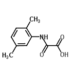 结构式 CAS# 959240-41-6, [(2,5-二甲基苯基)氨基](氧代)乙酸